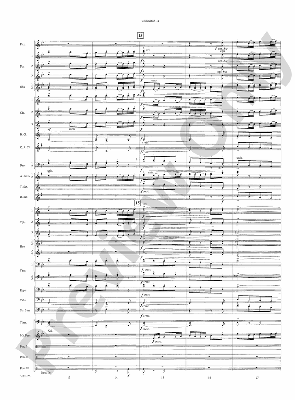 The Wizard of Oz (Medley) - Concert Band Conductor Score & Parts (Digital Download)
