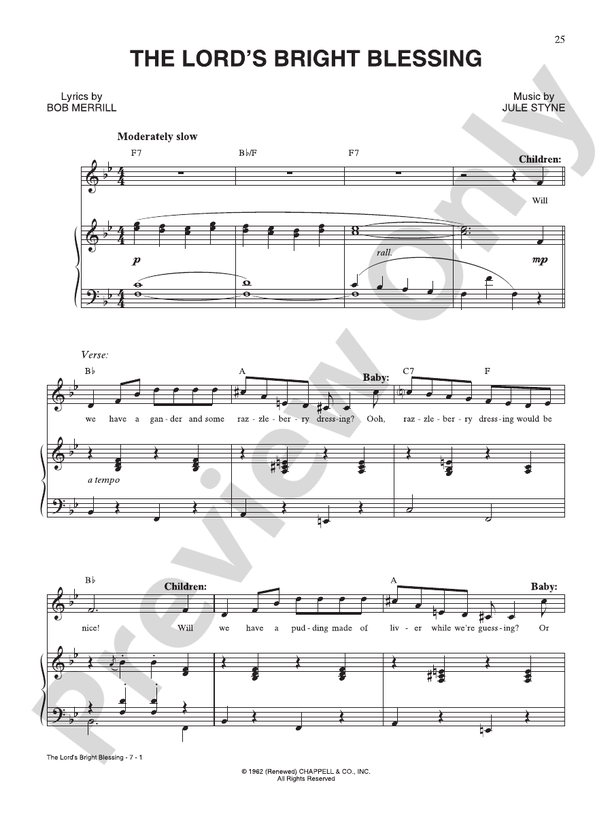 The Lord's Bright Blessing -  Mr. Magoo - PVG (Digital Download)