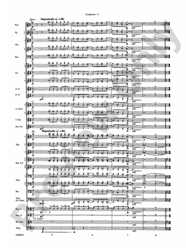 The Symphonic Gershwin - Concert Band Conductor Score & Parts (Digital Download)