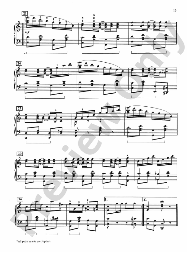 Scott Joplin at the Piano - Piano (Digital Download)