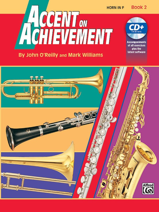Accent on Achievement Book 2 - Horn in F/CD by O'Reilly/Williams Alfred 18265