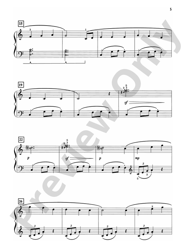 Folk Song Silhouettes - Piano (Digital Download)