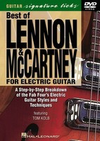 Best of Lennon & McCartney for Electric Guitar - Signature Licks DVD - Tom Kolb - Guitar Hal Leonard DVD