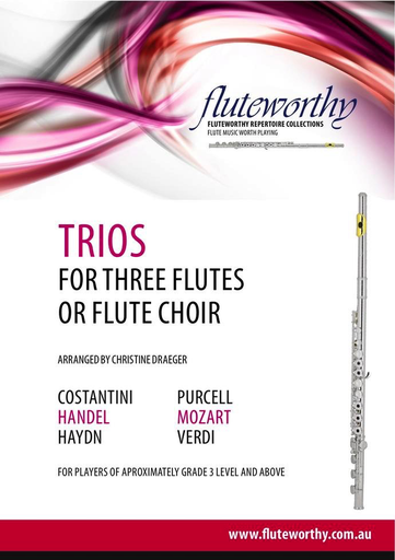 Trios for Three Flutes or Flute Choir - Arr Christine Draeger