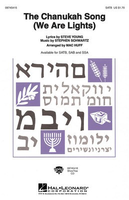 The Chanukah Song (We Are Lights) - Stephen Schwartz - SSA Mac Huff Hal Leonard Choral Score Octavo