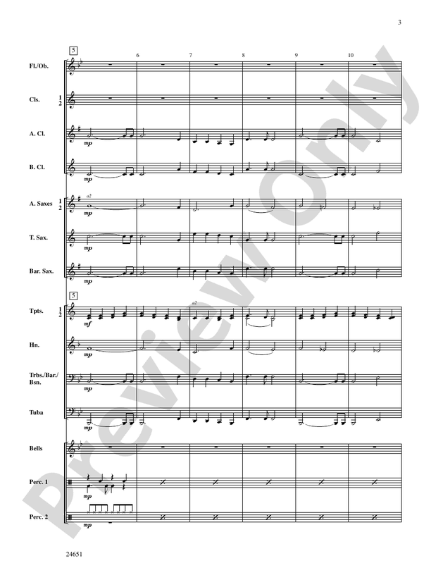 Joyful Rock - Concert Band Conductor Score & Parts (Digital Download)