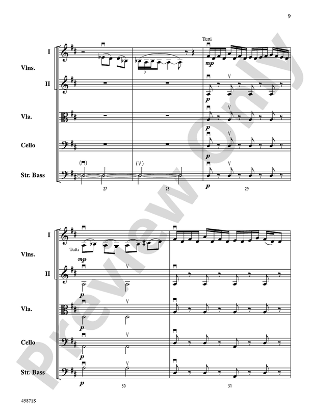 Hemispheres - String Orchestra Conductor Score & Parts (Digital Download)