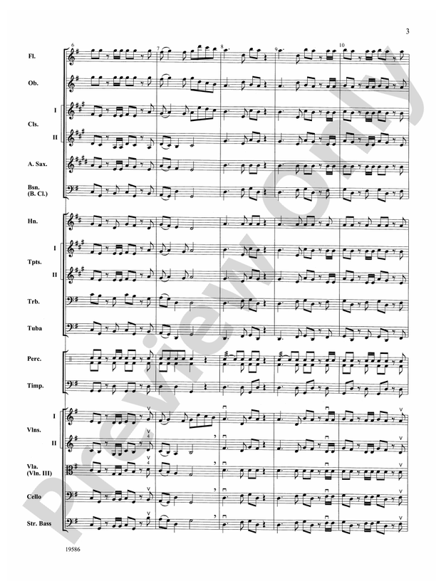 Hallelujah Chorus from Messiah – Full Orchestra Conductor Score & Parts (Digital Download)