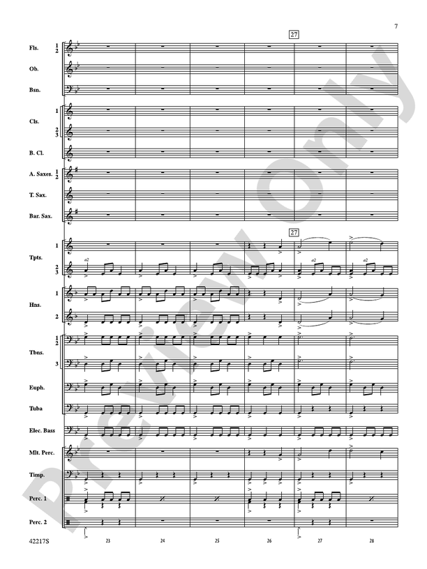 Christmas Eve/Sarajevo 12/24 - Concert Band Conductor Score & Parts (Digital Download)