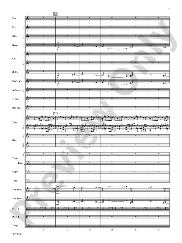 Sparkle - Concert Band Conductor Score & Parts (Digital Download)