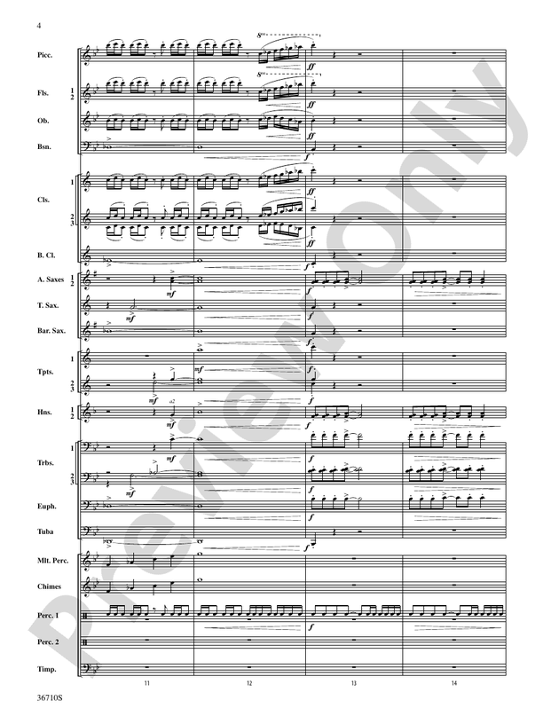 Invocation and Psalm - Concert Band Conductor Score & Parts (Digital Download)