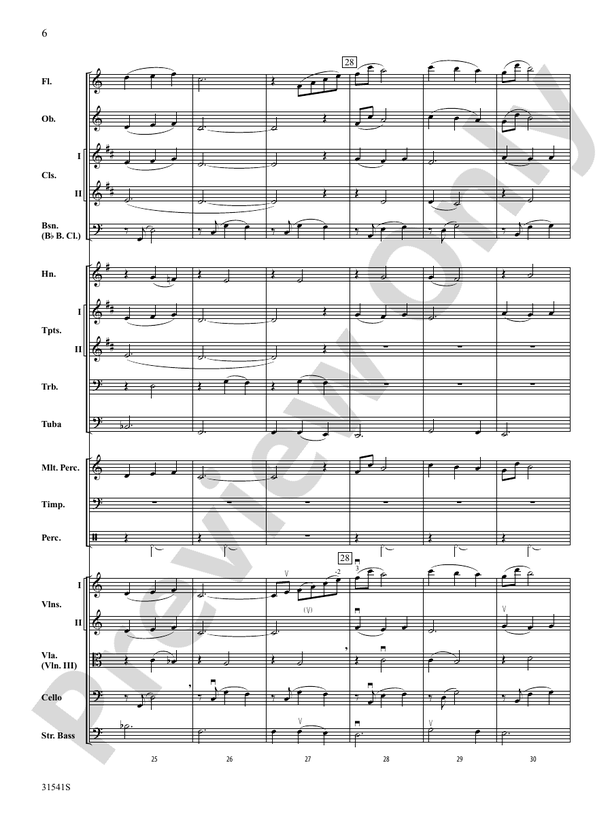 Courage – Full Orchestra Conductor Score & Parts (Digital Download)