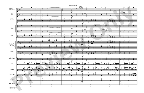 The Magnificent Seven (Arr. Brian Scott) – Marching Band Conductor Score & Parts (Digital Download)