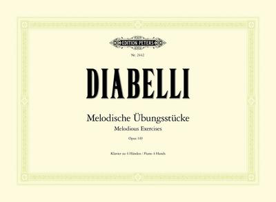Diabelli - Melodious Exercises Op149 - Piano Duet - Peters EP2442