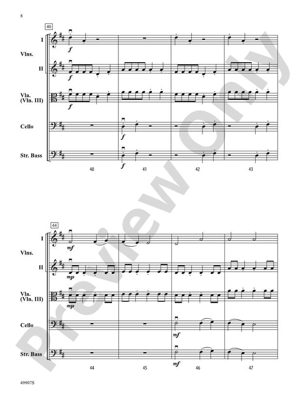 Playground Games - String Orchestra Conductor Score & Parts (Digital Download)