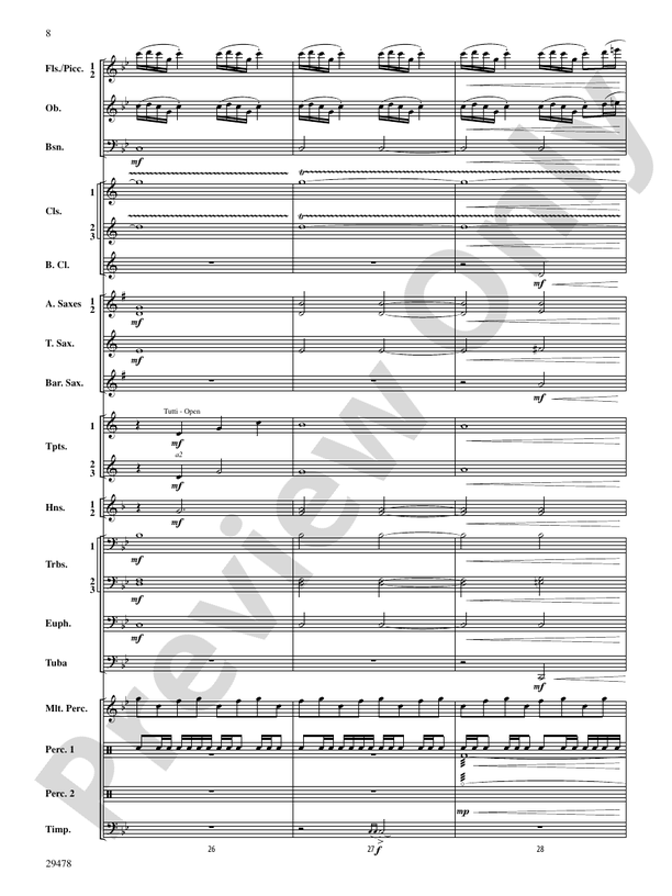 Three Georgian Vignettes - Concert Band Conductor Score & Parts (Digital Download)