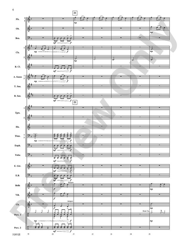Metal Bell Carol - Concert Band Conductor Score & Parts(Digital Download)