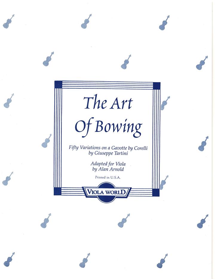 Tartini - Art of Bowing - Viola Solo arranged by Arnold Viola World VWP000003