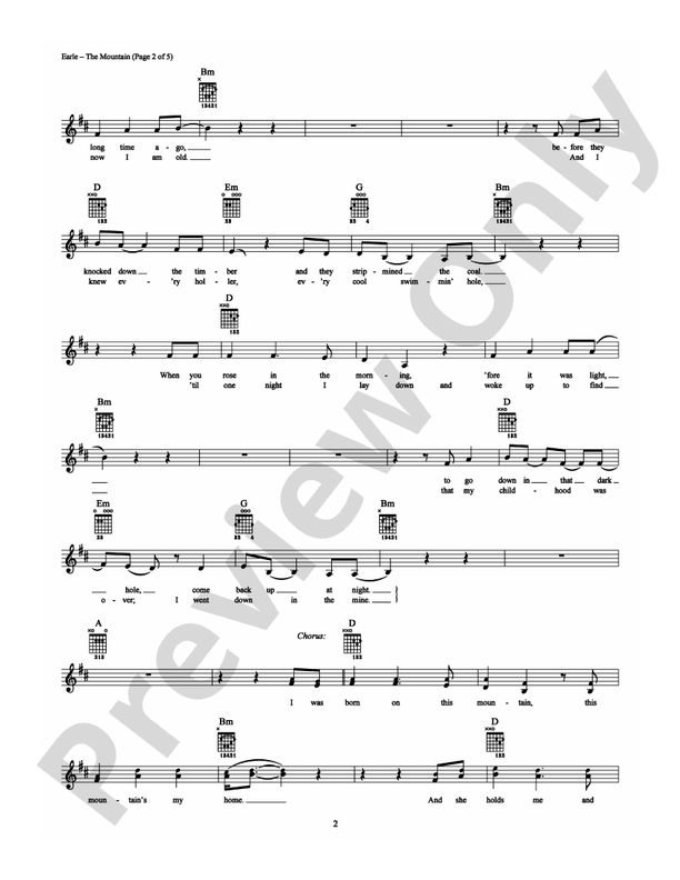The Mountain - Guitar TAB (Digital Download)