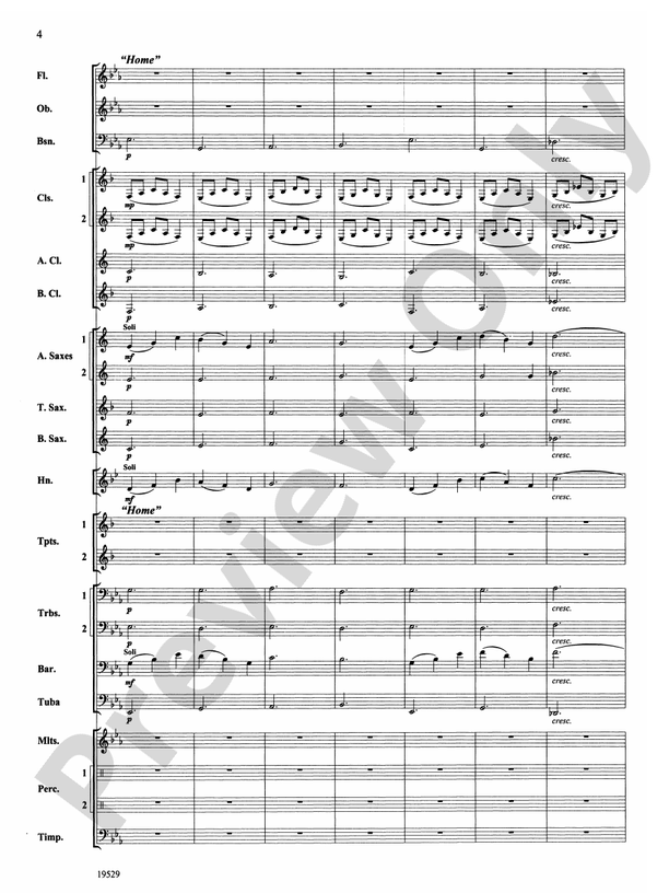 The Road Unknown - Concert Band Conductor Score & Parts (Digital Download)