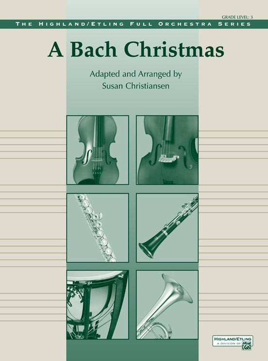 A Bach Christmas – Full Orchestra Conductor Score & Parts (Digital Download)
