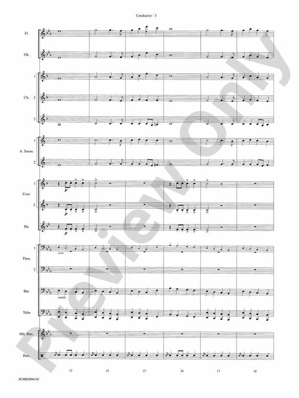 Astro Overture - Concert Band Conductor Score & Parts (Digital Download)