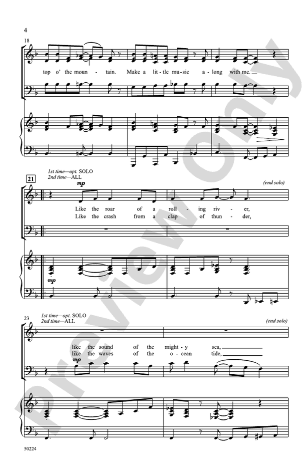 Make a Little Music - 3 Part Mixed Choral Octavo (Digital Download)