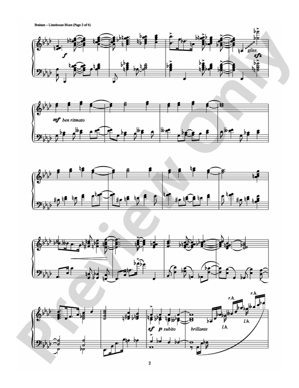 Limehouse Blues - Piano (Digital Download)