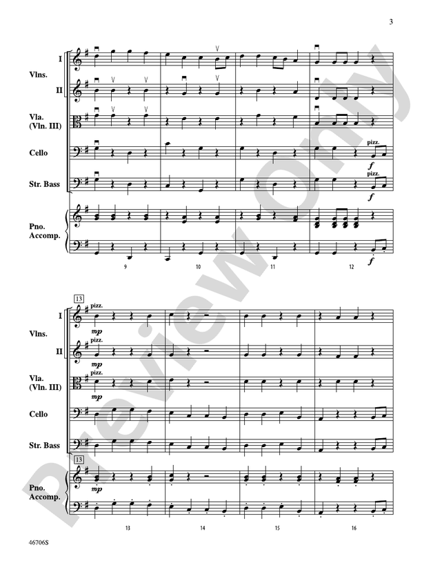 Reel Time - String Orchestra Conductor Score & Parts (Digital Download)