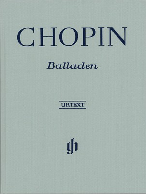 Ballades Urtext Bound Ed Mullemann Theopold - Frederic Chopin - Piano G. Henle Verlag Piano Solo Hardcover