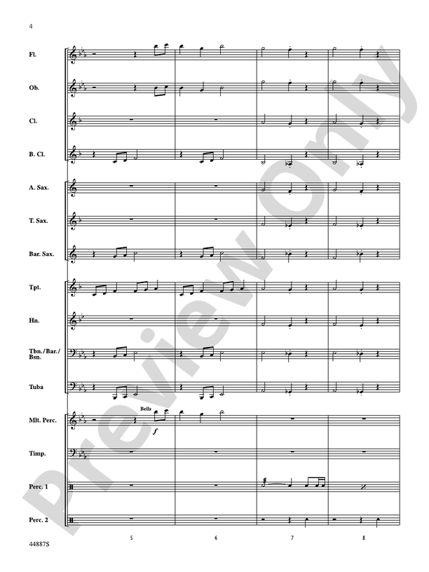 Glory! - Concert Band Conductor Score & Parts (Digital Download)