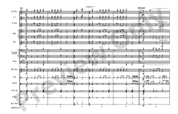 The Magnificent Seven (Arr. Brian Scott) – Marching Band Conductor Score & Parts (Digital Download)