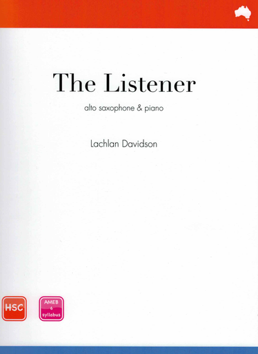 Davidson - The Listener - Alto Saxophone/Piano Accompaniment Reed Music RM260
