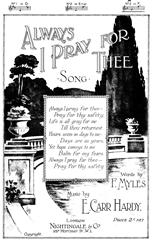 Always I Pray For Thee - Vocal/Piano (Digital Download)