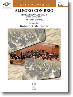 Allegro con brio - from Symphony No. 8 (First Movement) - Antonin Dvorak - Robert D. McCashin FJH Music Company Score/Parts