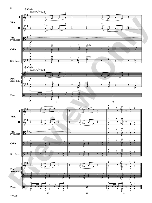 Galactic Nature - String Orchestra Conductor Score & Parts (Digital Download)