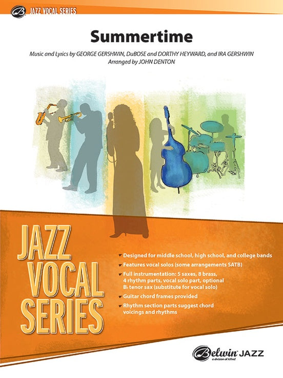 Summertime (Arr. John Denton) - Jazz Ensemble Conductor Score & Parts(Digital Download)