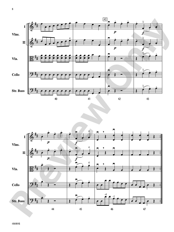 Allegro Molto (Grade 2) - String Orchestra Conductor Score & Parts (Digital Download)