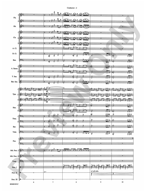 Royal Canadian Sketches - Concert Band Conductor Score & Parts (Digital Download)