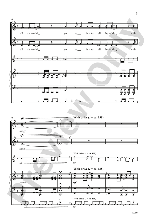 Go Ye Into All the World – 2-Part Choral Octavo (Digital Download)