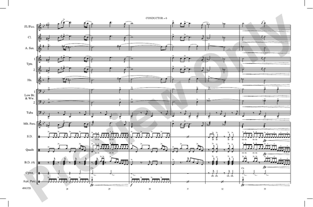 Creep – Marching Band Conductor Score & Parts (Digital Download)