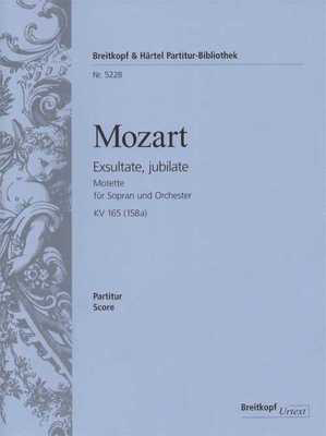 Exsultate, jubilate K.165 (158a) - Motet for Soprano, Orchestra and organ - Wolfgang Amadeus Mozart - Classical Vocal Breitkopf & Hartel Vocal Score