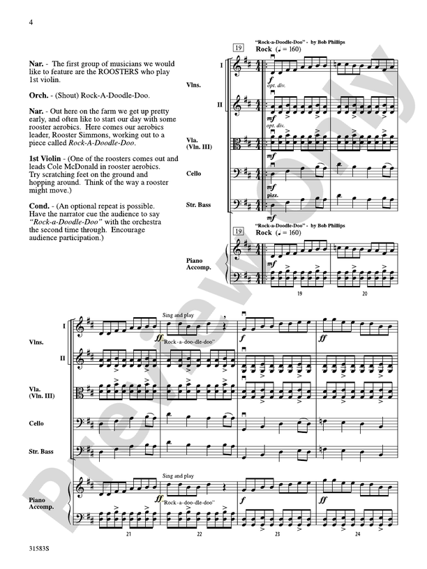 Prelude to the Afternoon on a Farm – String Orchestra Conductor Score & Parts (Digital Download)