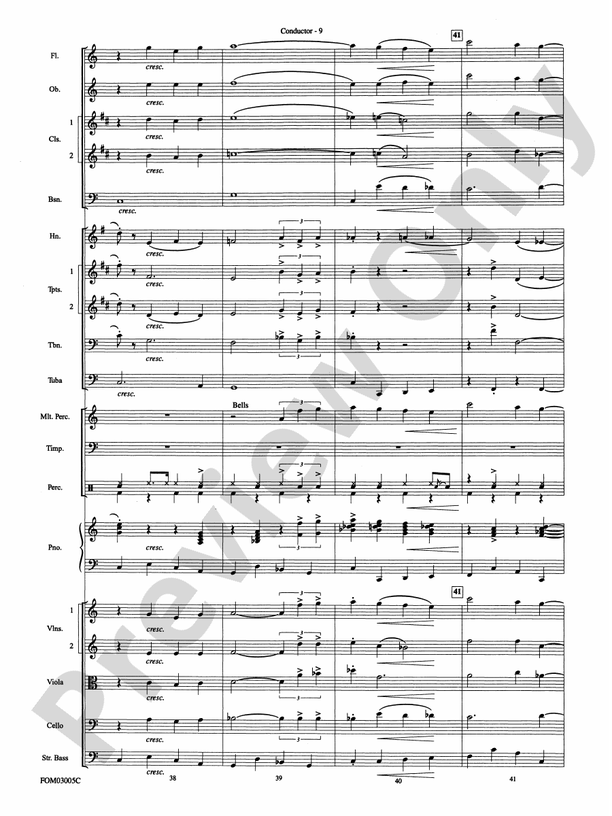 New York, New York, Theme from - Full Orchestra Conductor Score & Parts (Digital Download)