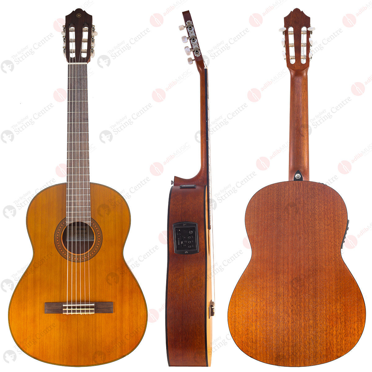 Yamaha CGX122MC Acoustic Electric Classical Guitar Cedar