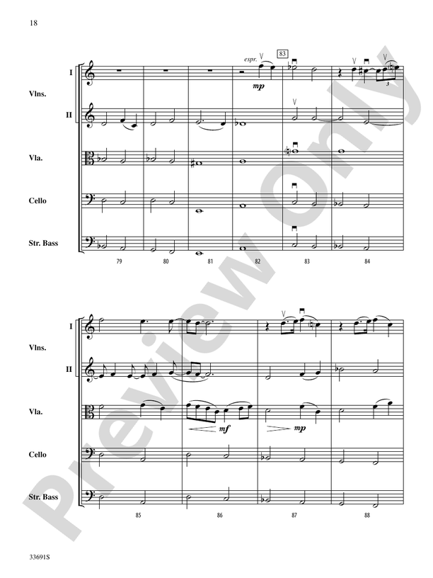 Paranoid Android (from OK Computer) - String Orchestra Conductor Score & Parts (Digital Download)