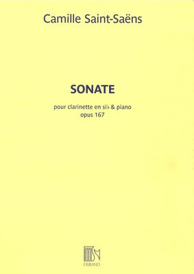 Sonata Opus 167 - Camille Saint-Saens - Clarinet Durand Editions Musicales