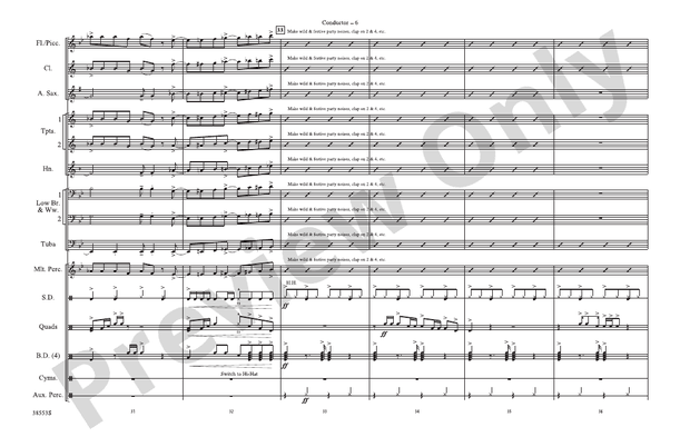 We Are Family – Marching Band Conductor Score & Parts (Digital Download)