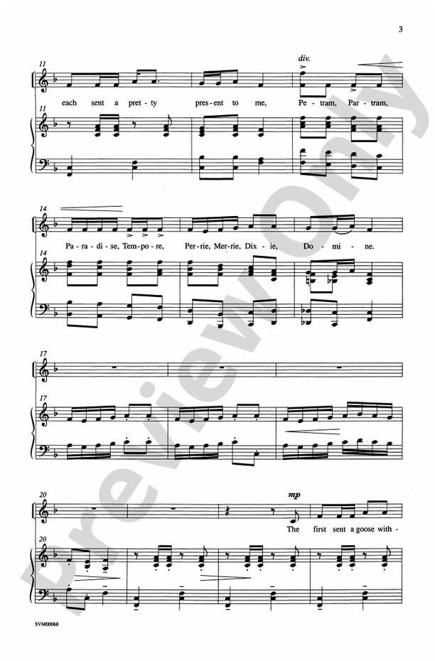 I Had Four Brothers – 2-Part Choral Octavo - Digital Sheet Music Download (Digital Download)