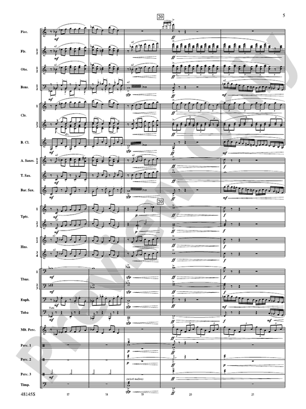 The River Seneca - Concert Band Conductor Score & Parts (Digital Download)